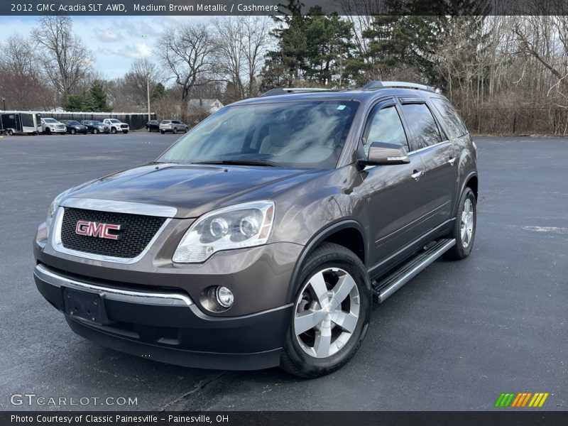 Medium Brown Metallic / Cashmere 2012 GMC Acadia SLT AWD