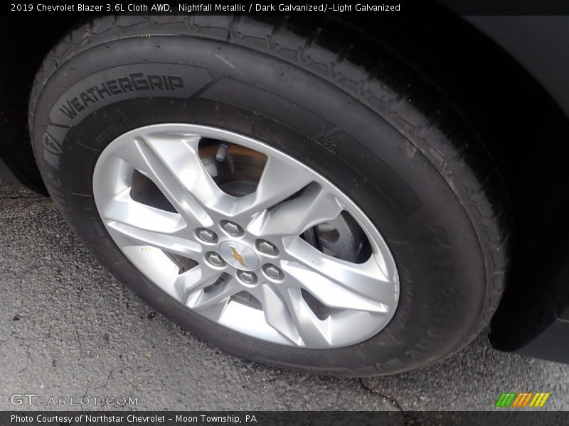 Nightfall Metallic / Dark Galvanized/­Light Galvanized 2019 Chevrolet Blazer 3.6L Cloth AWD