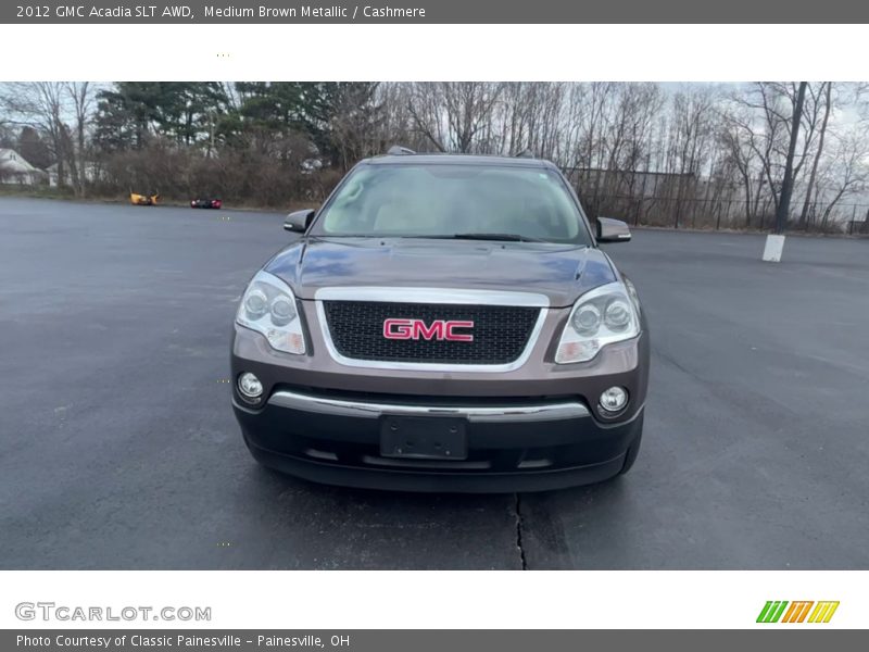 Medium Brown Metallic / Cashmere 2012 GMC Acadia SLT AWD