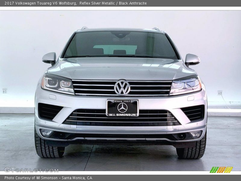 Reflex Silver Metallic / Black Anthracite 2017 Volkswagen Touareg V6 Wolfsburg