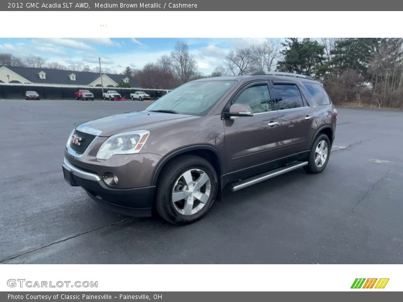 Medium Brown Metallic / Cashmere 2012 GMC Acadia SLT AWD