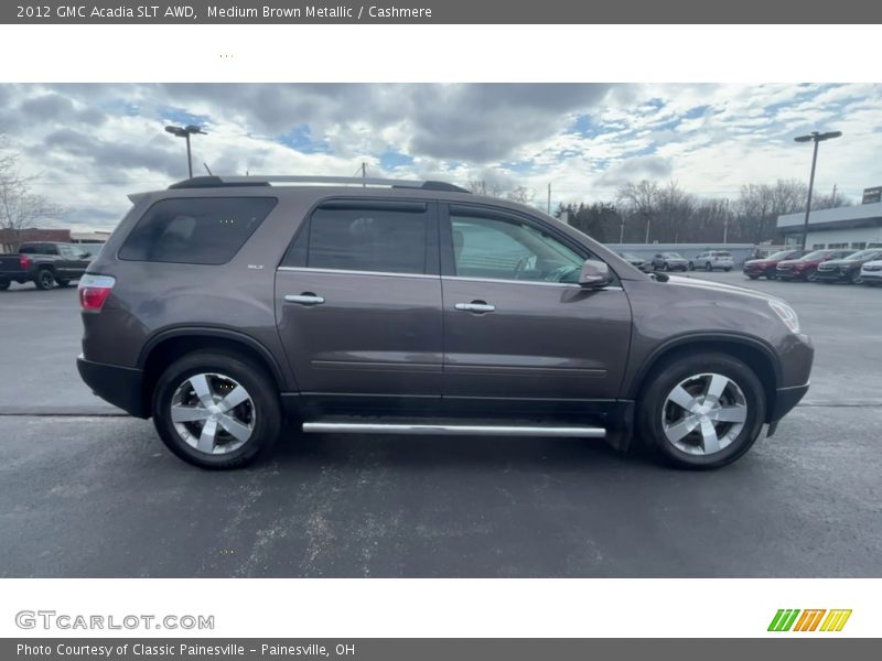 Medium Brown Metallic / Cashmere 2012 GMC Acadia SLT AWD