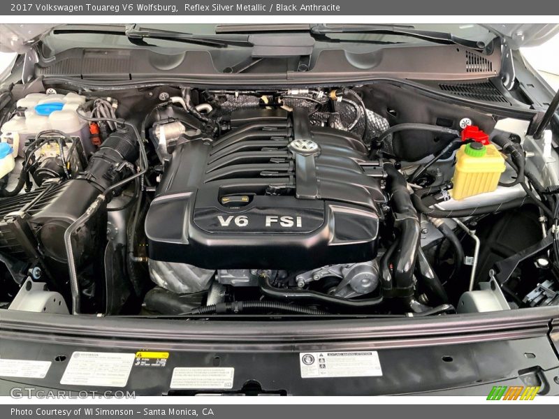  2017 Touareg V6 Wolfsburg Engine - 3.6 Liter DOHC 24-Valve VVT VR6 V6
