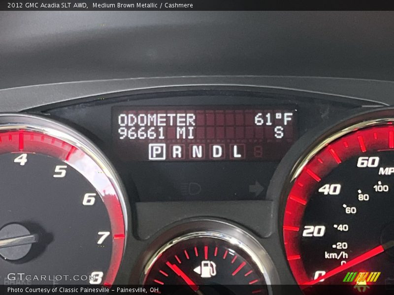 Medium Brown Metallic / Cashmere 2012 GMC Acadia SLT AWD