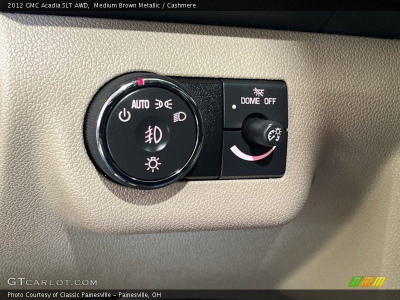 Medium Brown Metallic / Cashmere 2012 GMC Acadia SLT AWD