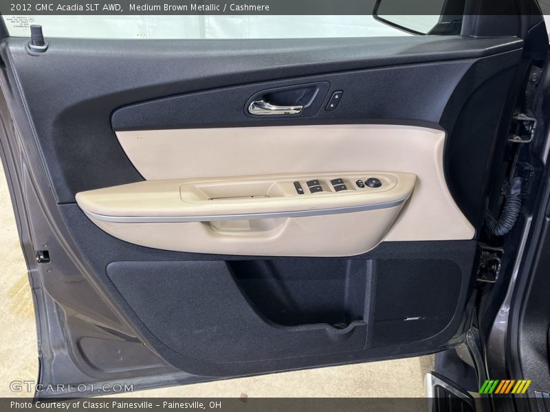 Medium Brown Metallic / Cashmere 2012 GMC Acadia SLT AWD