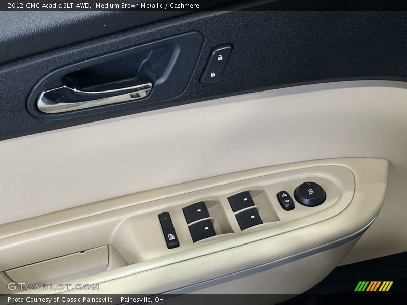 Medium Brown Metallic / Cashmere 2012 GMC Acadia SLT AWD