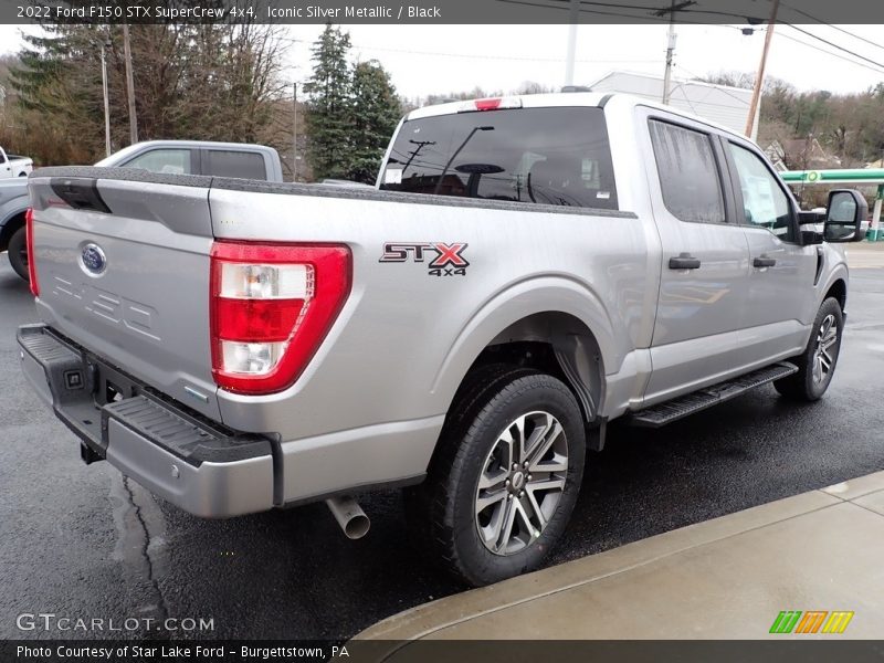Iconic Silver Metallic / Black 2022 Ford F150 STX SuperCrew 4x4