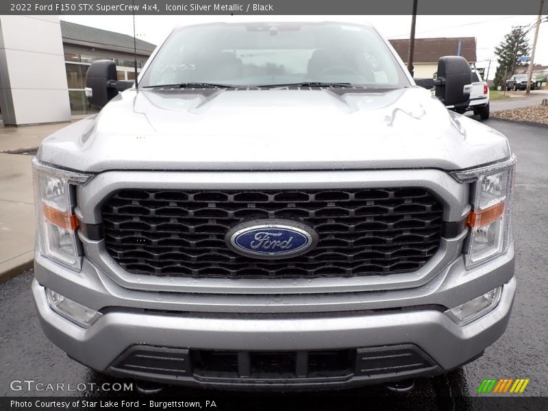 Iconic Silver Metallic / Black 2022 Ford F150 STX SuperCrew 4x4