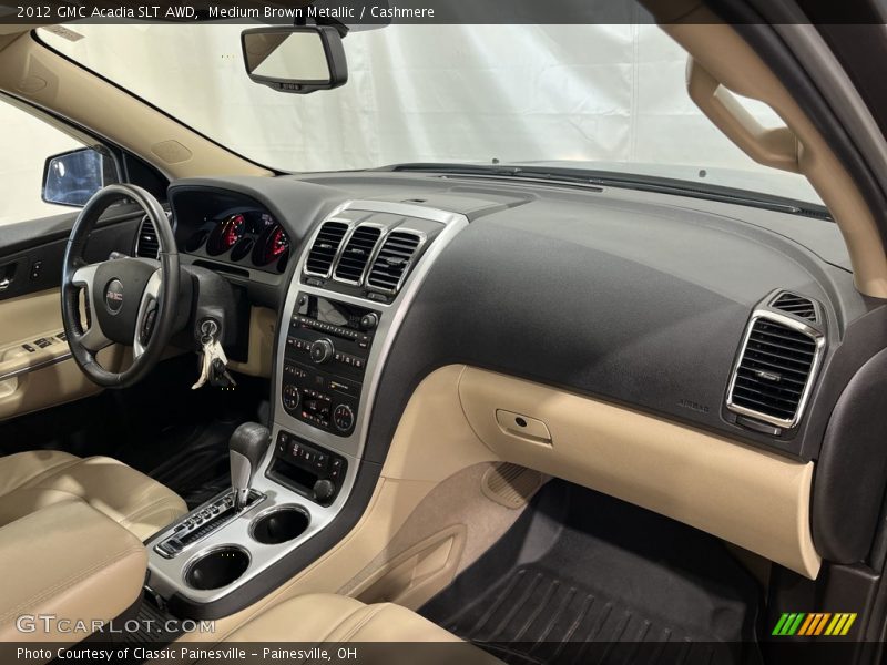 Medium Brown Metallic / Cashmere 2012 GMC Acadia SLT AWD