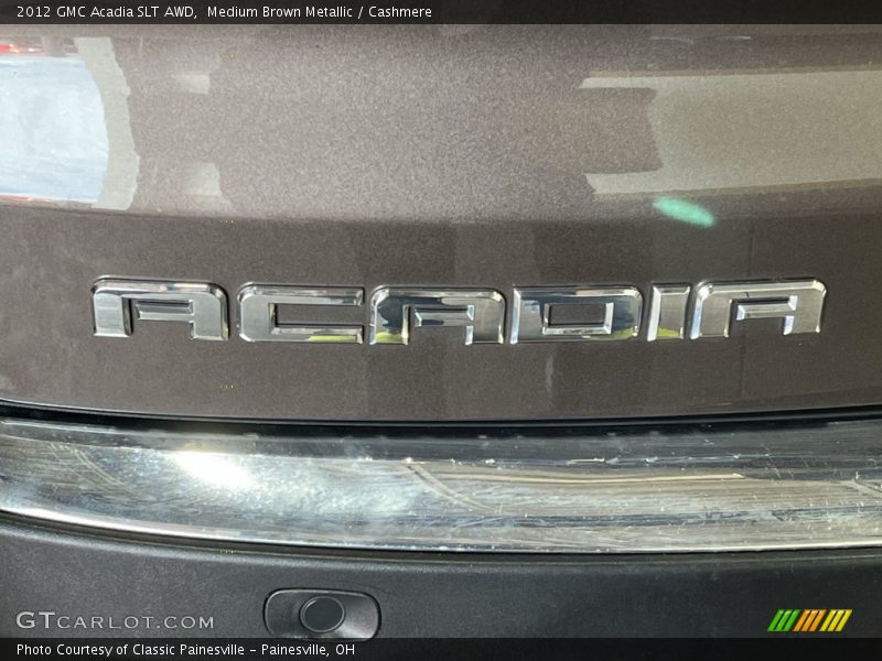 Medium Brown Metallic / Cashmere 2012 GMC Acadia SLT AWD