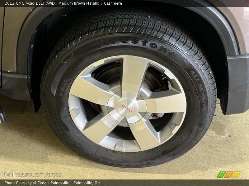 Medium Brown Metallic / Cashmere 2012 GMC Acadia SLT AWD