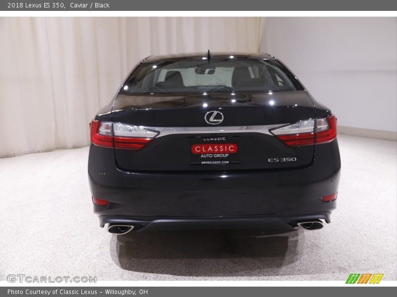 Caviar / Black 2018 Lexus ES 350