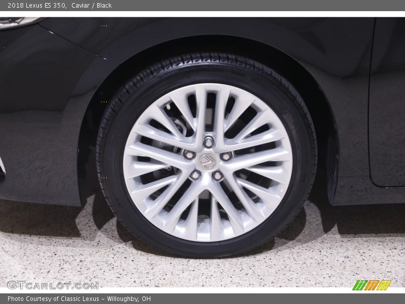 Caviar / Black 2018 Lexus ES 350