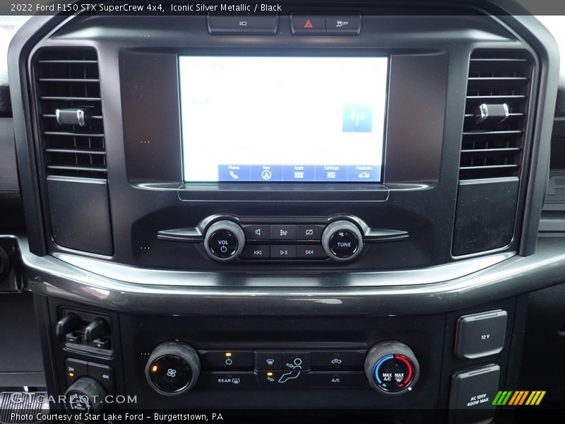 Iconic Silver Metallic / Black 2022 Ford F150 STX SuperCrew 4x4