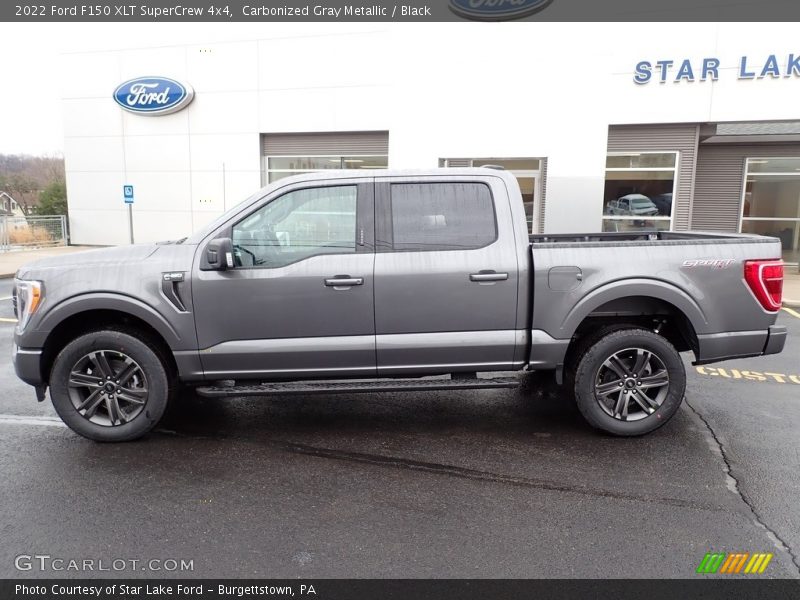 Carbonized Gray Metallic / Black 2022 Ford F150 XLT SuperCrew 4x4