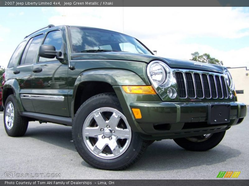 Jeep Green Metallic / Khaki 2007 Jeep Liberty Limited 4x4