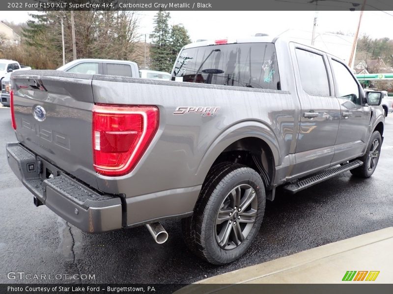 Carbonized Gray Metallic / Black 2022 Ford F150 XLT SuperCrew 4x4