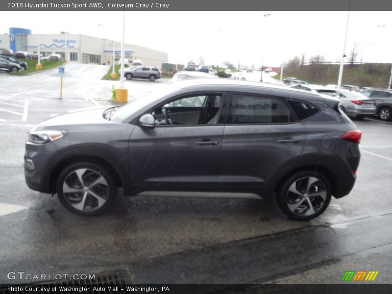Coliseum Gray / Gray 2018 Hyundai Tucson Sport AWD