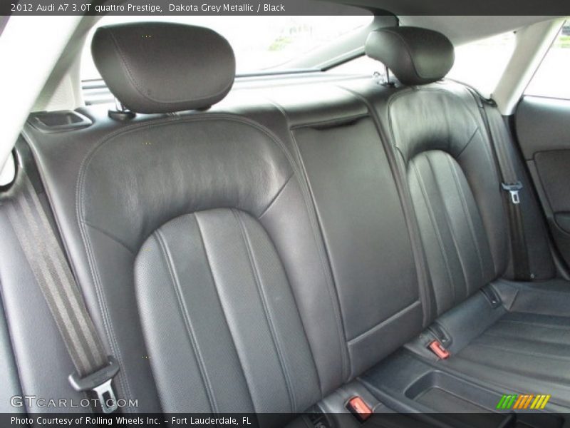 Rear Seat of 2012 A7 3.0T quattro Prestige