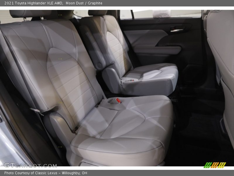 Rear Seat of 2021 Highlander XLE AWD