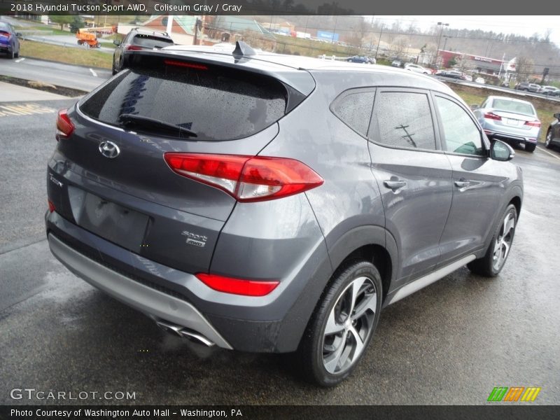 Coliseum Gray / Gray 2018 Hyundai Tucson Sport AWD