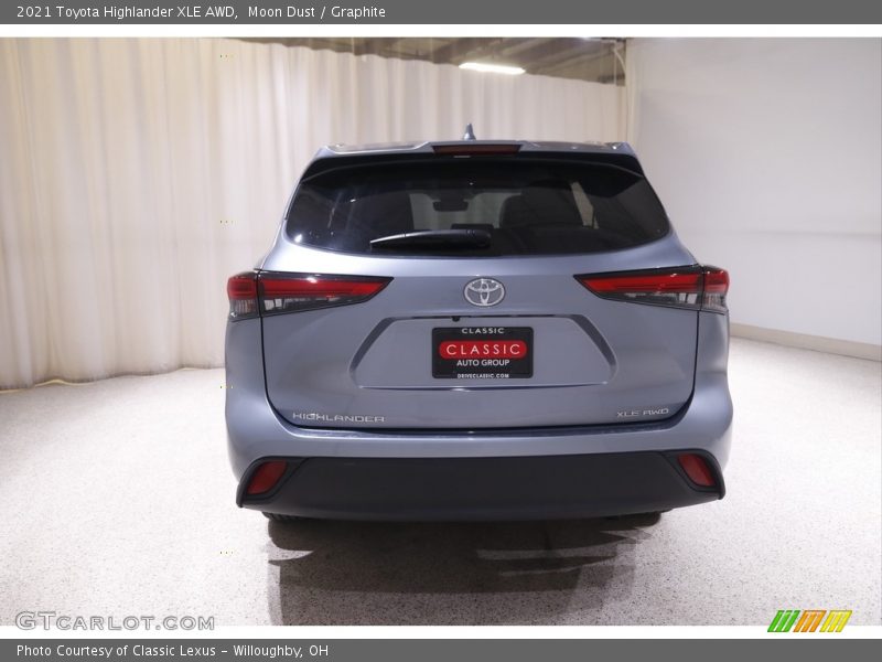 Moon Dust / Graphite 2021 Toyota Highlander XLE AWD