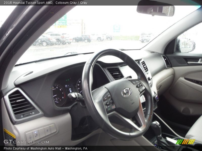 Coliseum Gray / Gray 2018 Hyundai Tucson Sport AWD