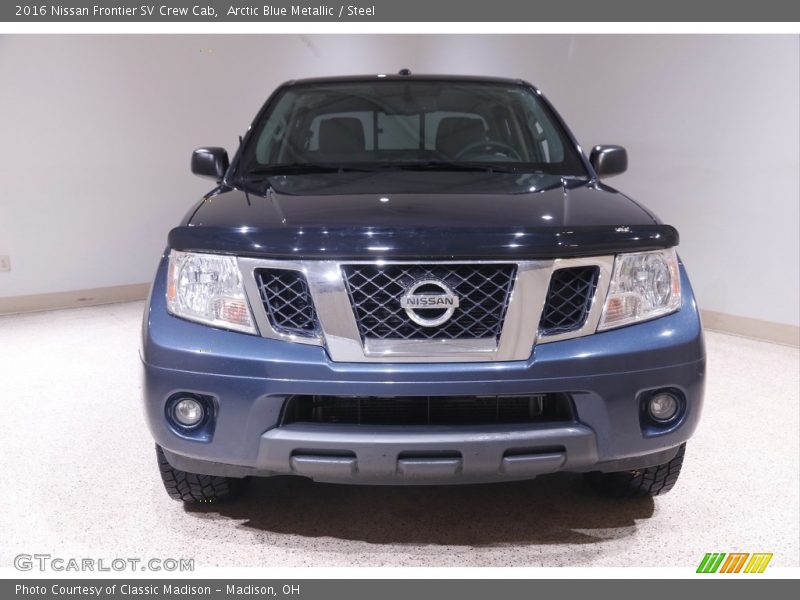 Arctic Blue Metallic / Steel 2016 Nissan Frontier SV Crew Cab