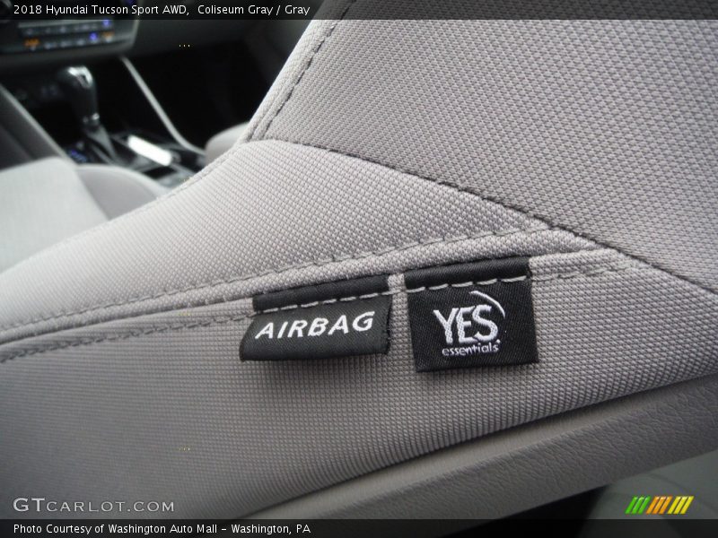 Coliseum Gray / Gray 2018 Hyundai Tucson Sport AWD