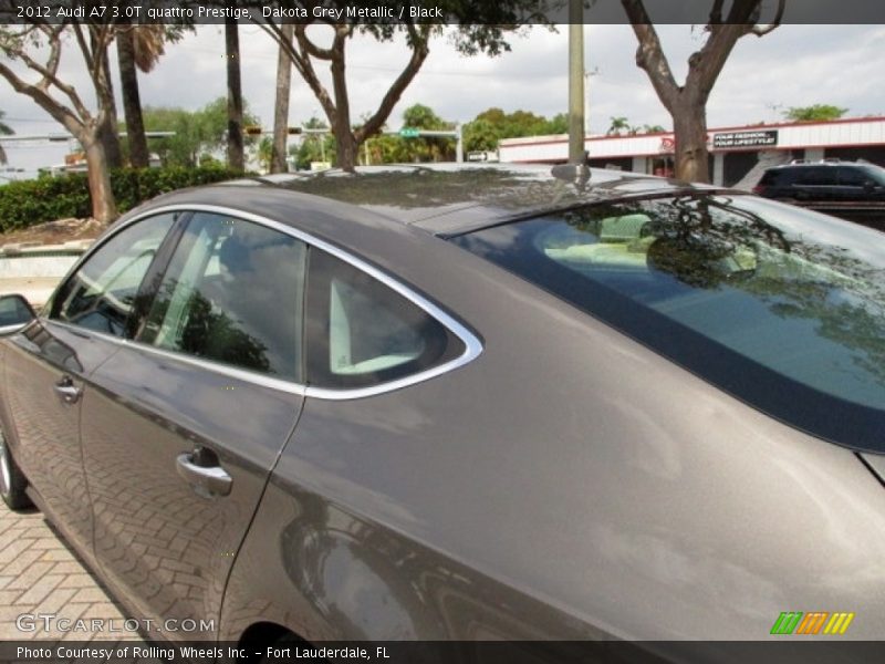 Dakota Grey Metallic / Black 2012 Audi A7 3.0T quattro Prestige