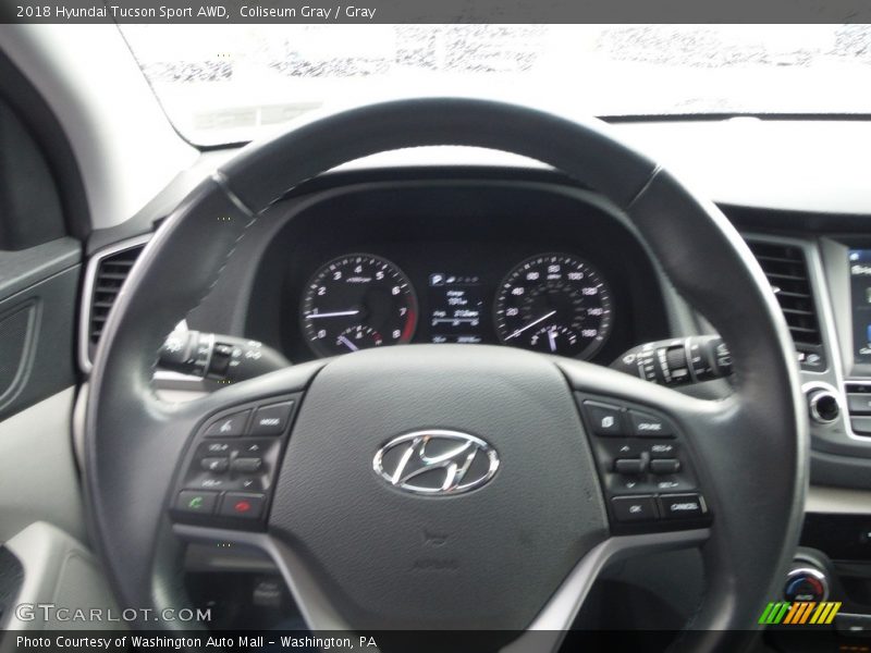 Coliseum Gray / Gray 2018 Hyundai Tucson Sport AWD