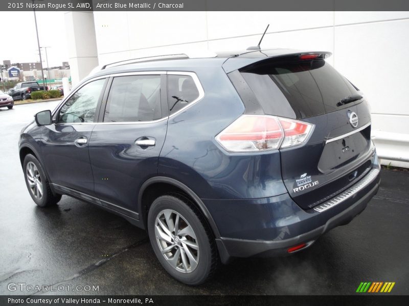 Arctic Blue Metallic / Charcoal 2015 Nissan Rogue SL AWD