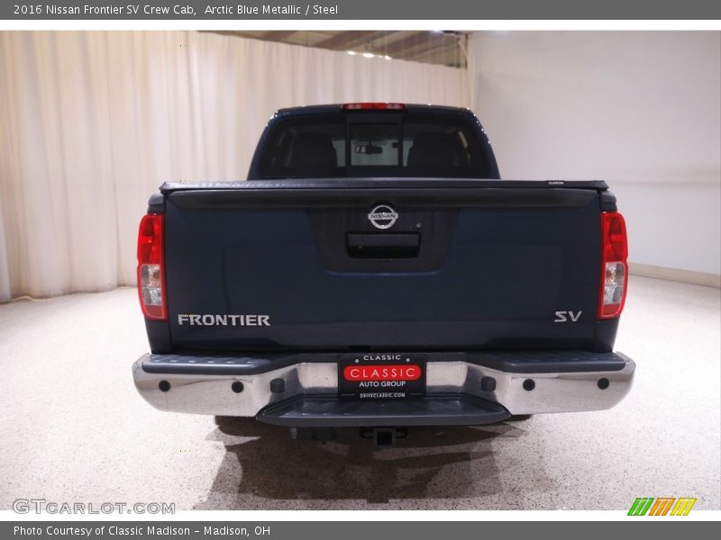 Arctic Blue Metallic / Steel 2016 Nissan Frontier SV Crew Cab