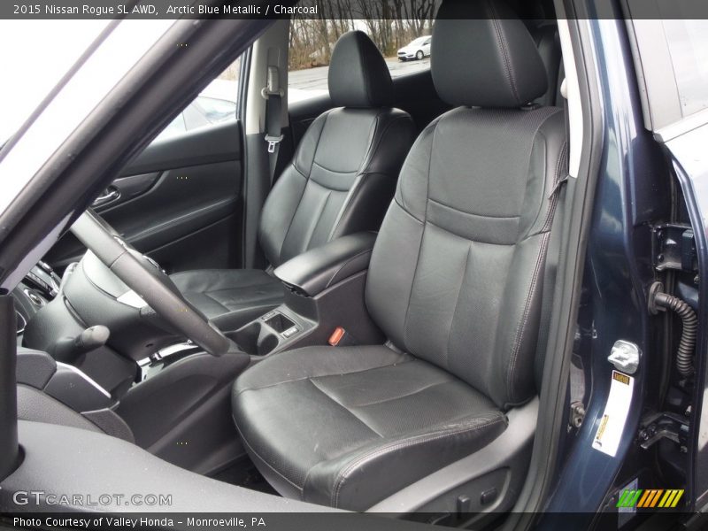 Arctic Blue Metallic / Charcoal 2015 Nissan Rogue SL AWD