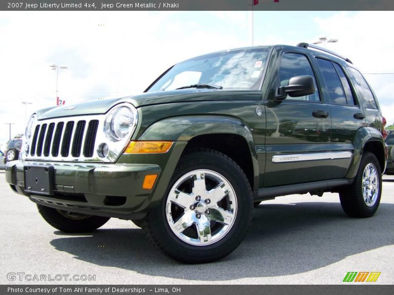 Jeep Green Metallic / Khaki 2007 Jeep Liberty Limited 4x4
