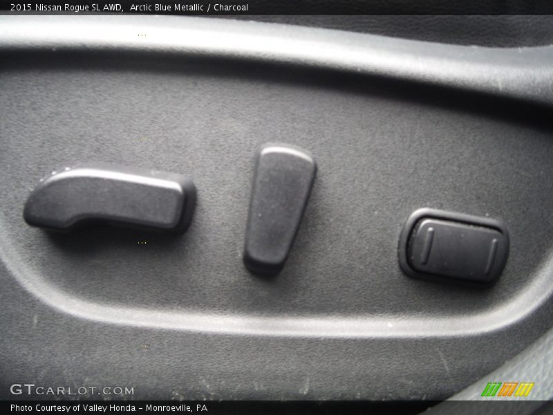 Arctic Blue Metallic / Charcoal 2015 Nissan Rogue SL AWD