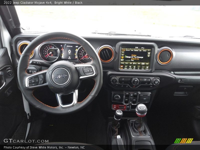 Dashboard of 2022 Gladiator Mojave 4x4