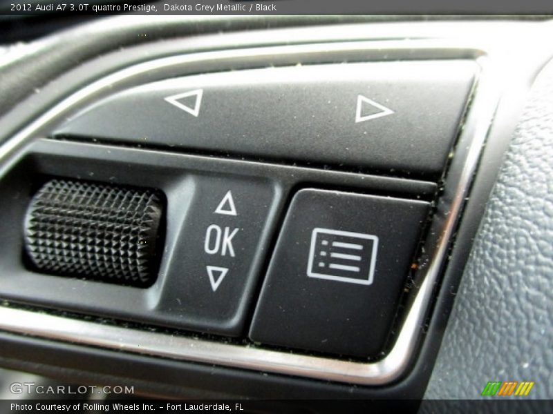 Dakota Grey Metallic / Black 2012 Audi A7 3.0T quattro Prestige