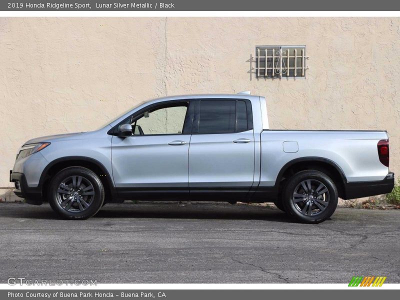 Lunar Silver Metallic / Black 2019 Honda Ridgeline Sport