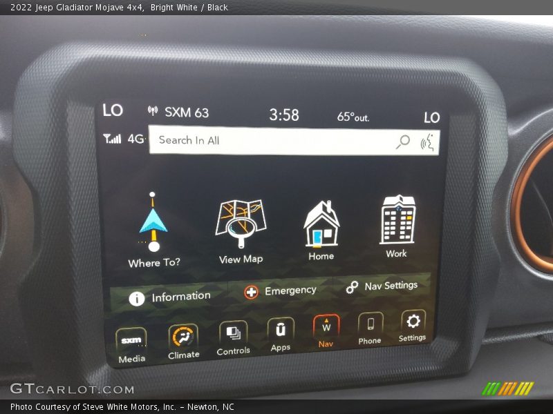 Bright White / Black 2022 Jeep Gladiator Mojave 4x4
