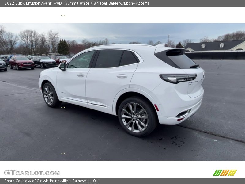 Summit White / Whisper Beige w/Ebony Accents 2022 Buick Envision Avenir AWD