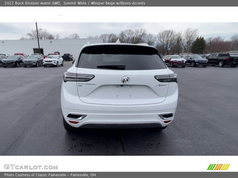 Summit White / Whisper Beige w/Ebony Accents 2022 Buick Envision Avenir AWD