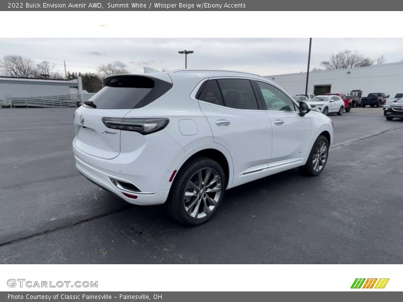 Summit White / Whisper Beige w/Ebony Accents 2022 Buick Envision Avenir AWD