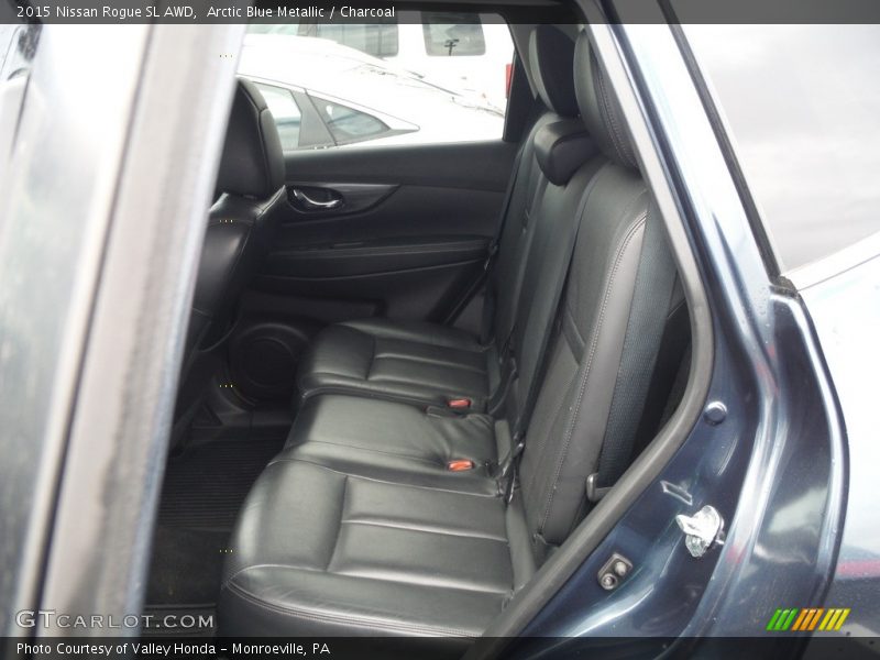 Arctic Blue Metallic / Charcoal 2015 Nissan Rogue SL AWD
