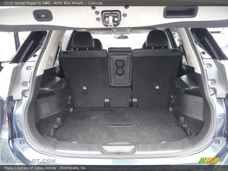 Arctic Blue Metallic / Charcoal 2015 Nissan Rogue SL AWD