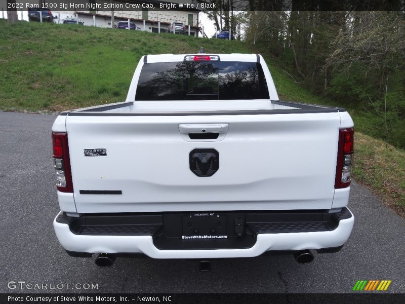 Bright White / Black 2022 Ram 1500 Big Horn Night Edition Crew Cab