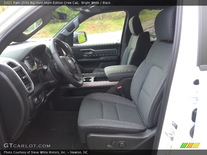 Bright White / Black 2022 Ram 1500 Big Horn Night Edition Crew Cab