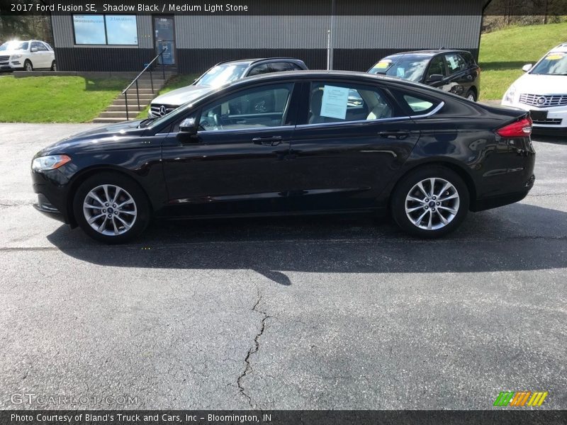 Shadow Black / Medium Light Stone 2017 Ford Fusion SE