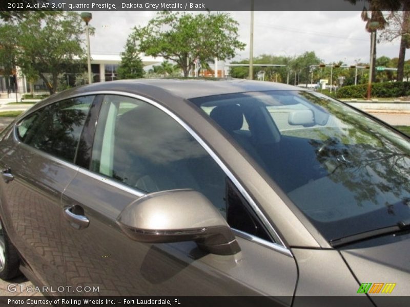 Dakota Grey Metallic / Black 2012 Audi A7 3.0T quattro Prestige